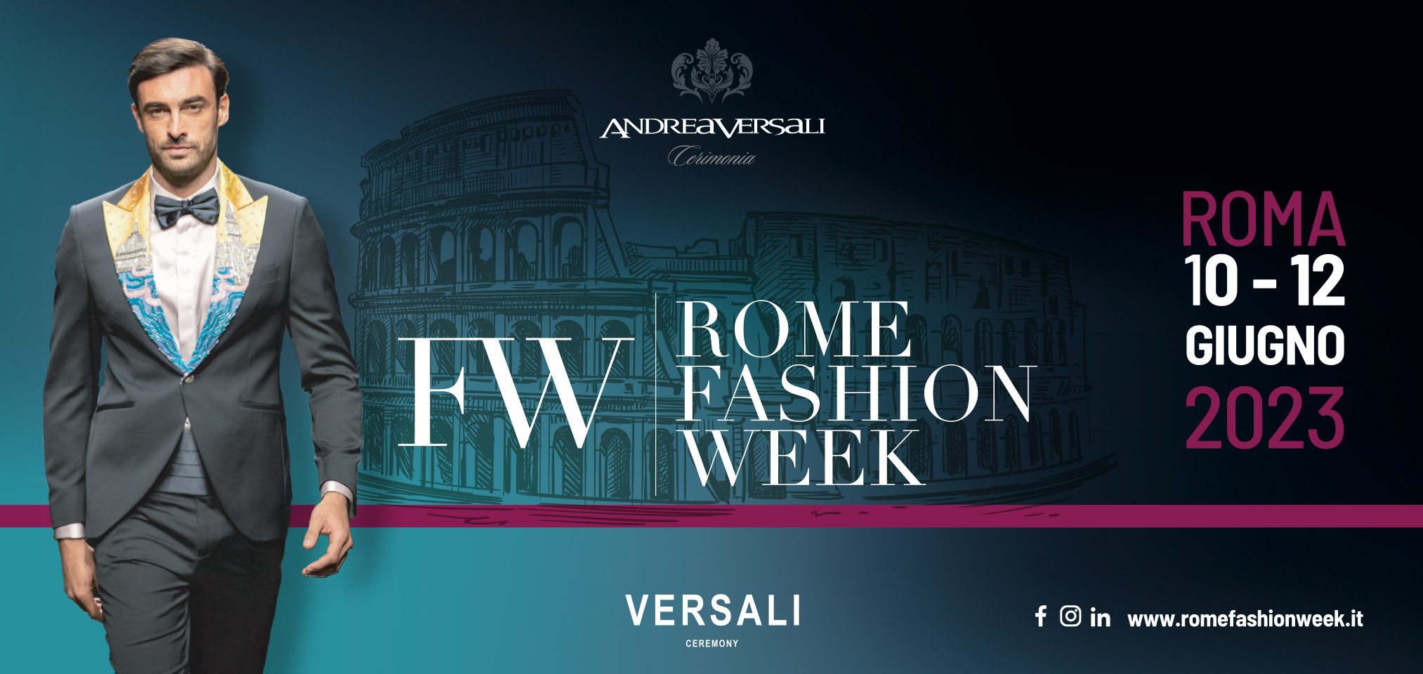 Versali presentazione 2024 a Roma Fashion Week